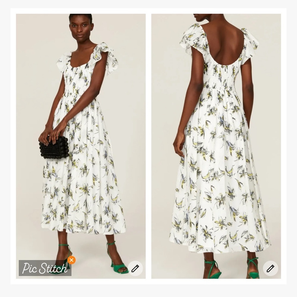 Tanya Taylor Jessica Floral Maxi Dress